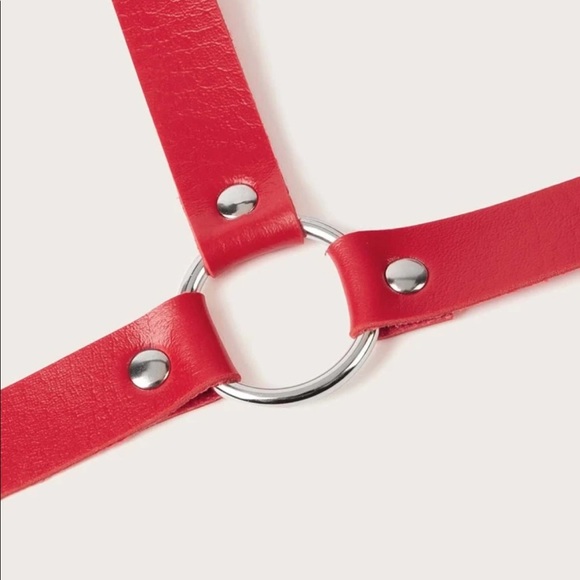 Red Wings O Ring Harness Belt New